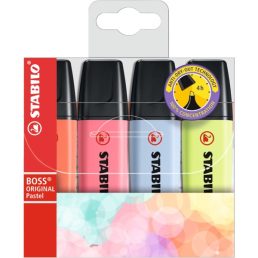   Stabilo BOSS ORIGINAL Pastel V2 4db-os vegyes színű szövegkiemelő