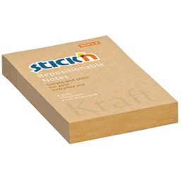   Stick'N KraftNotes 76x51 mm 100 lap öntapadós natúr újrahasznosított jegyzettömb