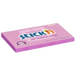   Stick'N 360° 76x127 mm 100 lap pink öntapadó jegyzettömb