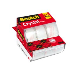 Scotch Crystal Clear 19mmx7,5m 2+1 ragasztószalag-adagoló