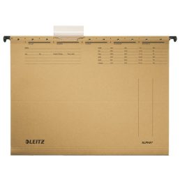 Leitz Alpha A4 standard 25db/cs natúr függőmappa