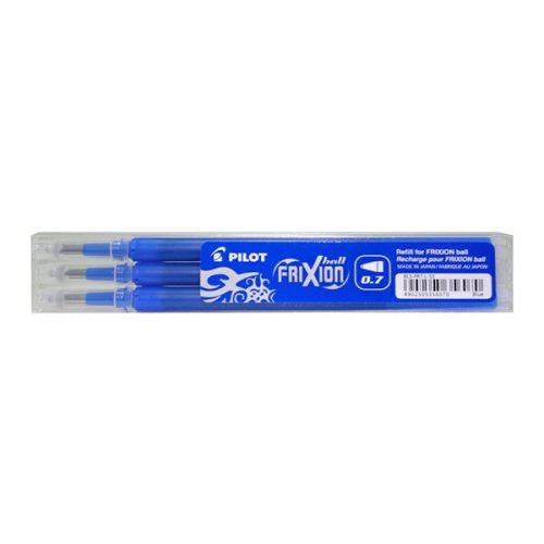 Pilot Frixion 0,7mm 3db-os kék rollertoll betét