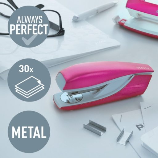 Leitz WOW Nexxt 30 lap rózsaszín tűzőgép