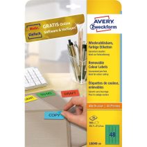 Színes etikettek, jelölőpontok