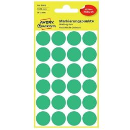 Avery 3006 18mm 96db-os zöld jelölőpont