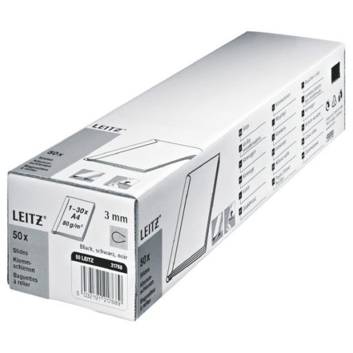 Leitz 3mm 50db-os átlátszó iratsín