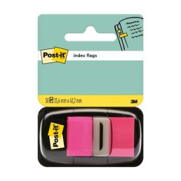   Post-it 680-21 25x43mm öntapadós 50db rózsaszín jelölőcímke