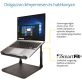   Kensington K52783WW SmartFit Riser állítható magasságú fekete notebook állvány