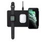   Satechi ST-X3TWCPM Trio Apple Watch/Airpods/iPhone fekete töltőállomás