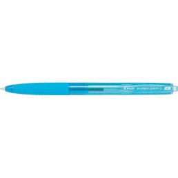   Pilot Super Grip G NEON FINE nyomógombos világoskék golyóstoll