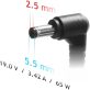   Akyga AK-ND-01 19V/3,42A/65W 5,5x2,5mm Asus / Toshiba / HP / Compaq  notebook hálózati töltő