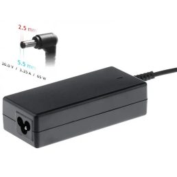   Akyga AK-ND-17 20V/3,25A/65W 5,5x2,5mm Fujitsu / HP / Compaq / Toshiba notebook hálózati töltő