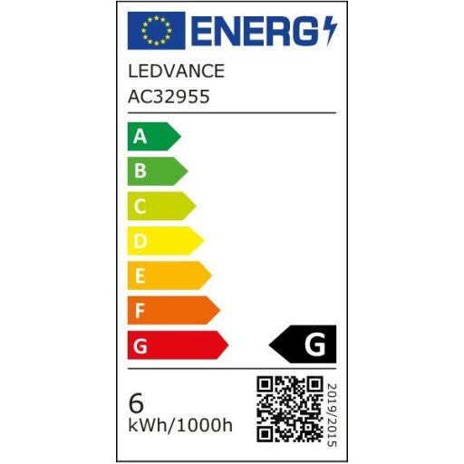 Ledvance Smart+ Bluetooth vezérlésű 6W 2700K E27, dimmelhető nagygömb alakú filament LED fényforrás