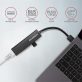   Axagon HMA-GL3A 3 portos USB3.2. Gen 2 fekete HUB Gigabit LAN porttal