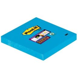   Post-it Super Sticky 654 76x76mm 90lap kék öntapadós jegyzettömb
