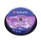 VERBATIM 43498 DVD+R 4,7GB/16x/matt ezüst írható felület/egyszer írható DVD 10db/csomag