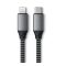 Satechi ST-TCL10M 25cm Type-C - Lightning asztroszürke kábel