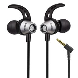   Stansson HE-104-BL 3,5mm jack mikrofonos fekete fülhallgató