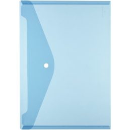 Herlitz PP A4 átlátszó kék patentos tasak