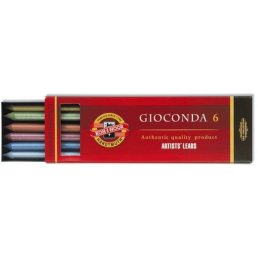   Koh-I-Noor 4380 Giconda Metallic 5,6mm 6 különféle színű irónbél