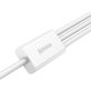   Baseus Superior Series Fast Charging 3,5A 1,2m USB-A - Lightning/Type-C/MicroUSB fehér háromágú kábel