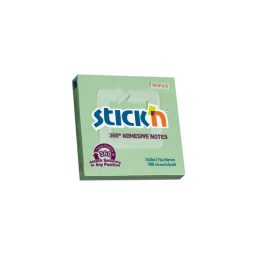   Stick'N 360° 76x76 mm 100 lap zöld öntapadó jegyzettömb