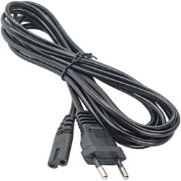   Akyga "nyolc" 3m Europlug CEE 7/16 - IEC C7 SN-14 piskóta tápkábel