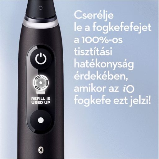 Oral-B iO Series 6 fekete elektromos fogkefe