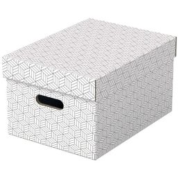 Esselte Home M méret 3db/csomag fehér tárolódoboz