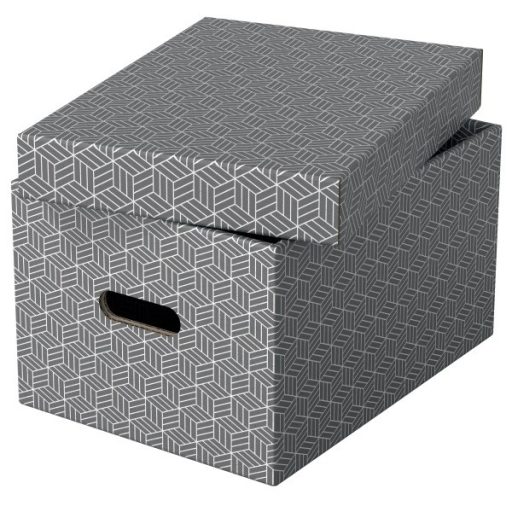 Esselte Home M méret 3db/csomag szürke tárolódoboz