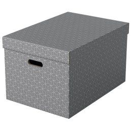 Esselte Home L méret 3db/csomag szürke tárolódoboz