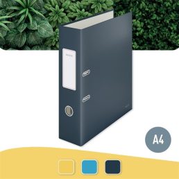   Leitz COSY Soft touch karton 180° széles bársony szürke iratrendező