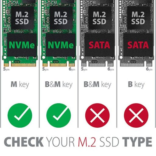 Axagon EEM2-XS USB-C 3.2 Gen2 - M.2 NVMe SSD ház