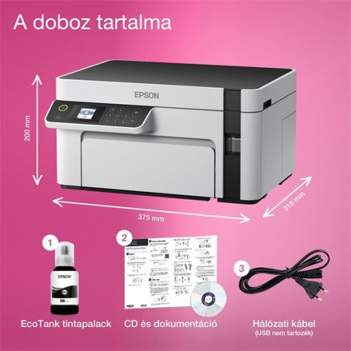 Epson EcoTank M2120 mono tintasugaras multifunkciós nyomtató