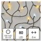   Emos D4AN04 8m/80LED/kül-beltéri/időzítős/meleg/hideg fehér karácsonyi LED fényfüzér
