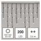   Emos D4CC01 3,6m/200LED/kül-beltéri/hideg fehér jégcsap karácsonyi LED fényfüggöny