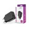 Setty TF-0120 20W Type-C/USB fekete hálózati töltő