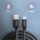   Axagon BUCM3-AM10AB USB-C 3.2 Gen 1 -  USB-A 1 m fekete kábel