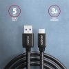 Axagon BUCM3-AM20AB USB-C 3.2 Gen 1 -  USB-A 2 m fekete kábel