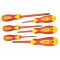 Tracon KSET1000 1000V-ra szigetelt 1×5,5×125mm; 0,8×4×100mm; 0,4×2,5×75mm csillag kombi csavarhúzó készlet
