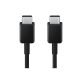 Samsung EP-DX310JBEGEU 3A 1,8m Type-C/Type C fekete kábel