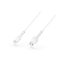 Devia ST351310 ECO Kintone 2A 1m USB/Type-C fehér adat- és töltőkábel