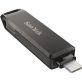   Sandisk 256GB USB C/Apple Lightning iXPAND LUXE Fekete (186554) Flash Drive