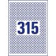 Avery 6221-10 10mm 10 ív univerzális fehér köretikett