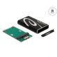   Delock 42006 SuperSpeed USB3.2 Micro-B - mSATA SSD külső ház