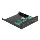   Delock 64058 1xUSB-C 3.2/2xUSB-A + SD/MicroSD 3,5" beépíthető kártyaolvasó