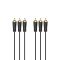 Hama 00205150 FIC AV 3rca-3rca 1,5m összekötőkábel