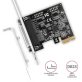   Axagon PCEA-P1N 1 db párhuzamos portos 1 sávos PCI-Express kártya