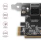   Axagon PCEE-GRF Gigabit Ethernet 1 sávos PCI-Express kártya