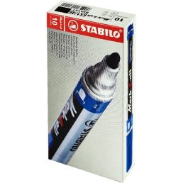   Stabilo Mark-4-All 10db/csomag fekete gömb hegyű alkoholos marker